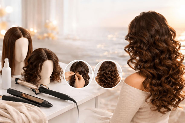 How to Style Curls on Human Hair Toppers